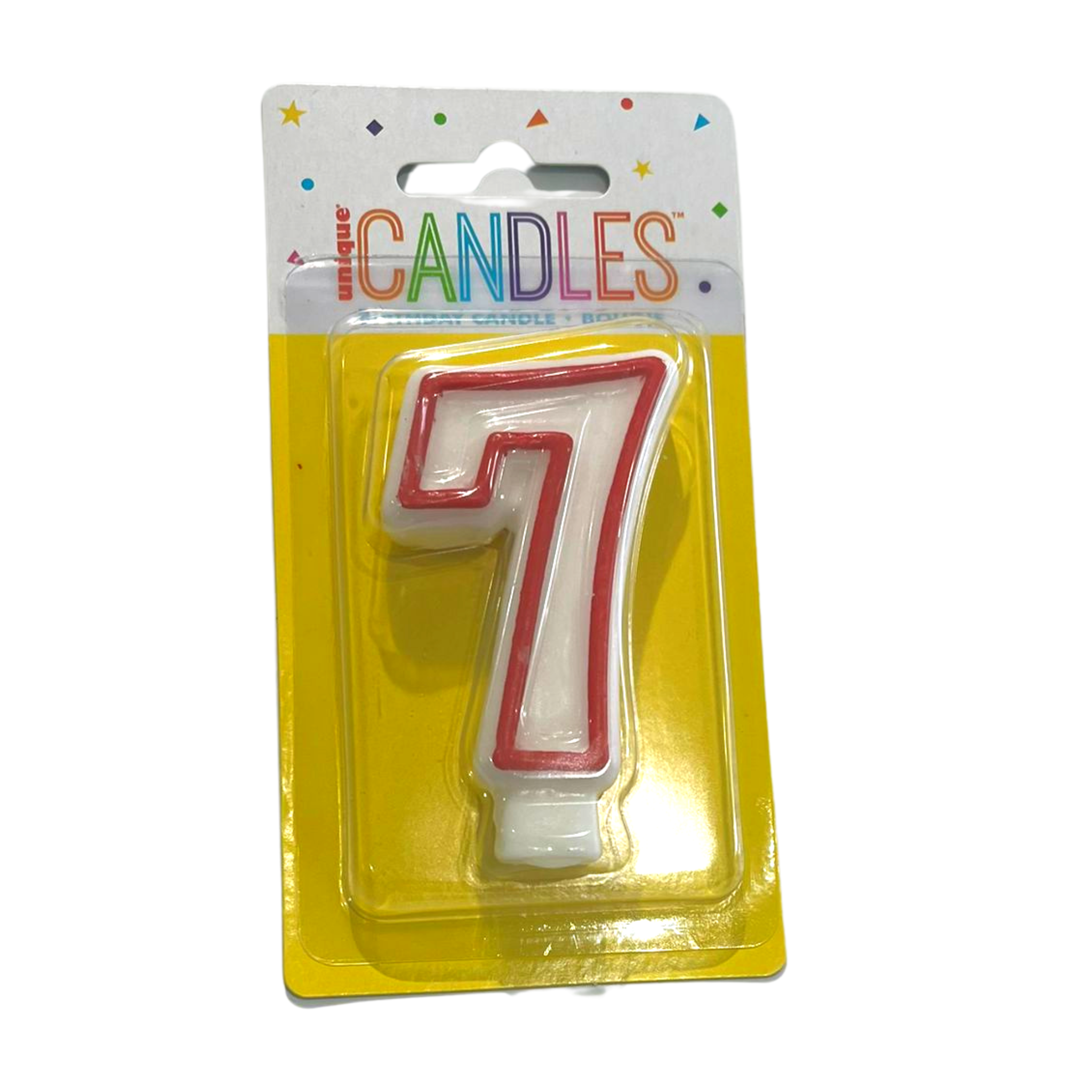 Number 7 Candle – Cupcake Paradise