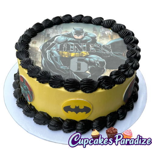 Bat Man themed Cake