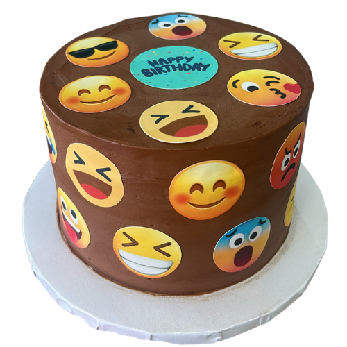 Smiley Emoji Cake