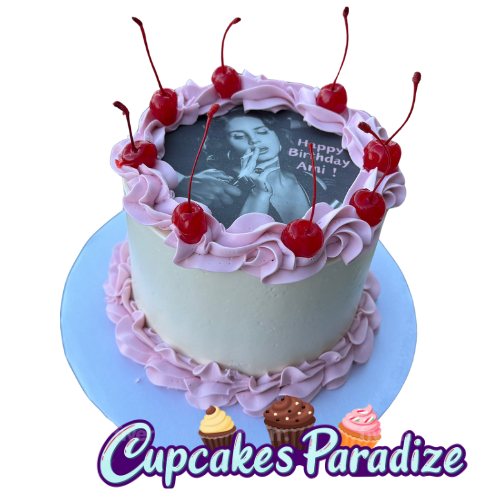 Round Custom Logo / Photo Cake